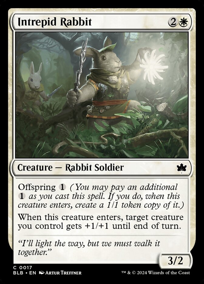 Intrepid Rabbit - carta Magic The Gathering