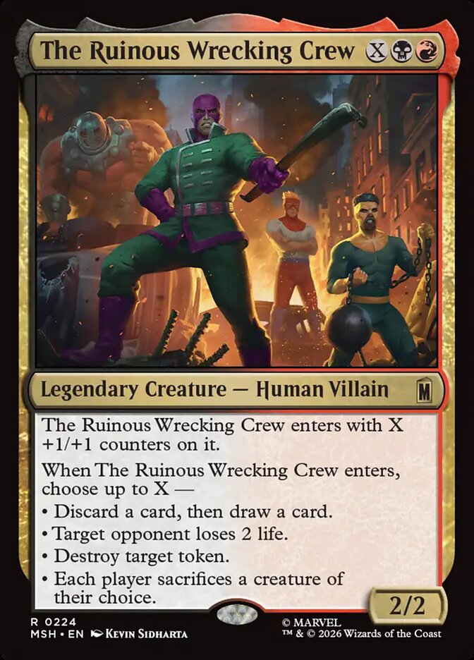 The Ruinous Wrecking Crew - carta Magic The Gathering