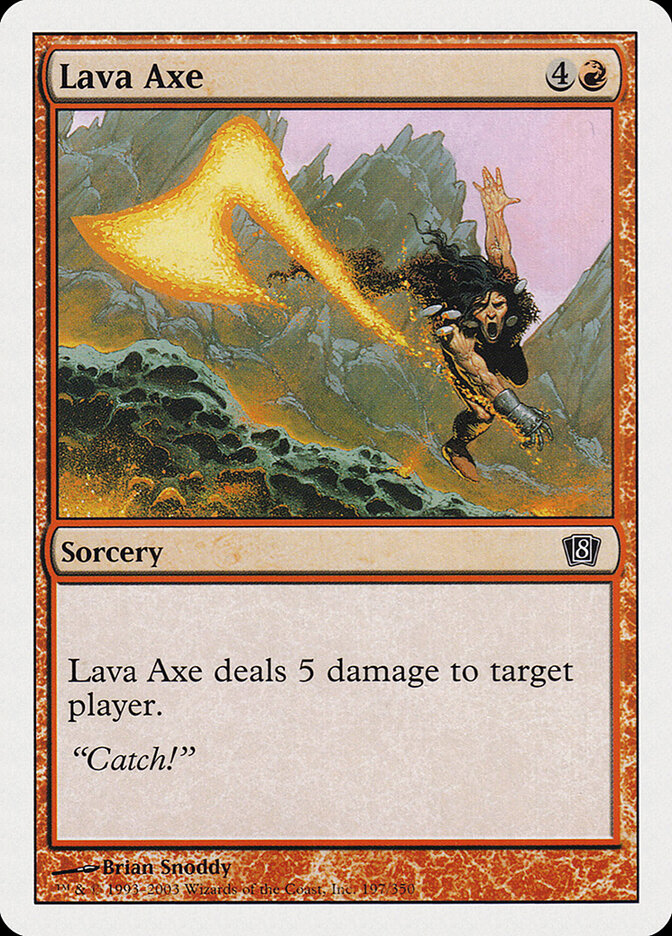 Lava Axe - carta Magic The Gathering