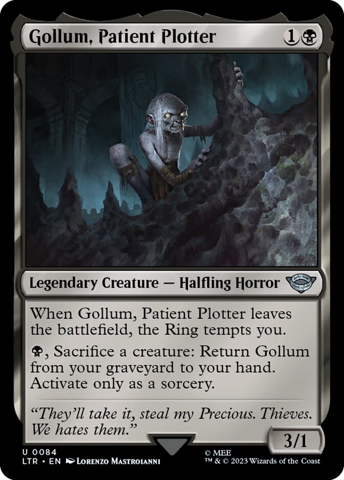 Gollum, Patient Plotter - carta Magic The Gathering