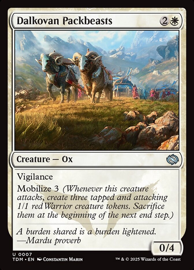 Dalkovan Packbeasts - carta Magic The Gathering