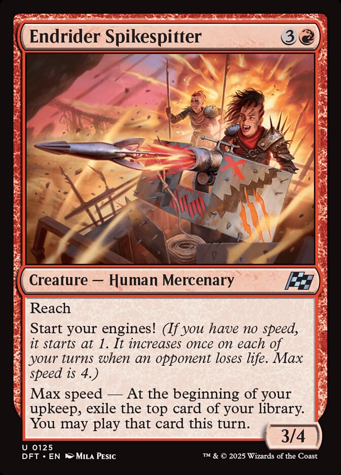 Endrider Spikespitter - carta Magic The Gathering