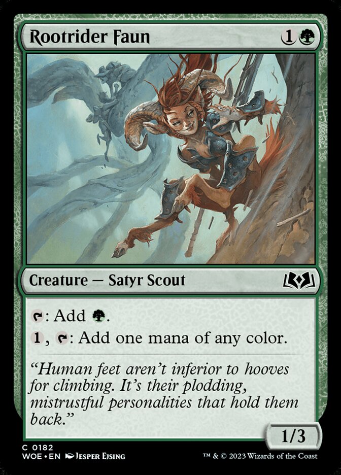 Rootrider Faun - carta Magic The Gathering