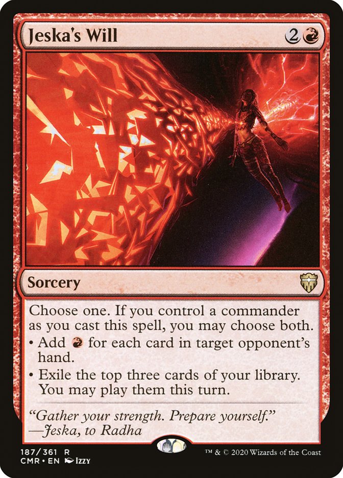 Jeska's Will - carta Magic The Gathering