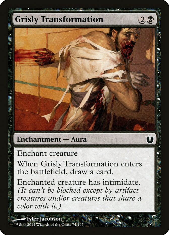 Grisly Transformation - carta Magic The Gathering