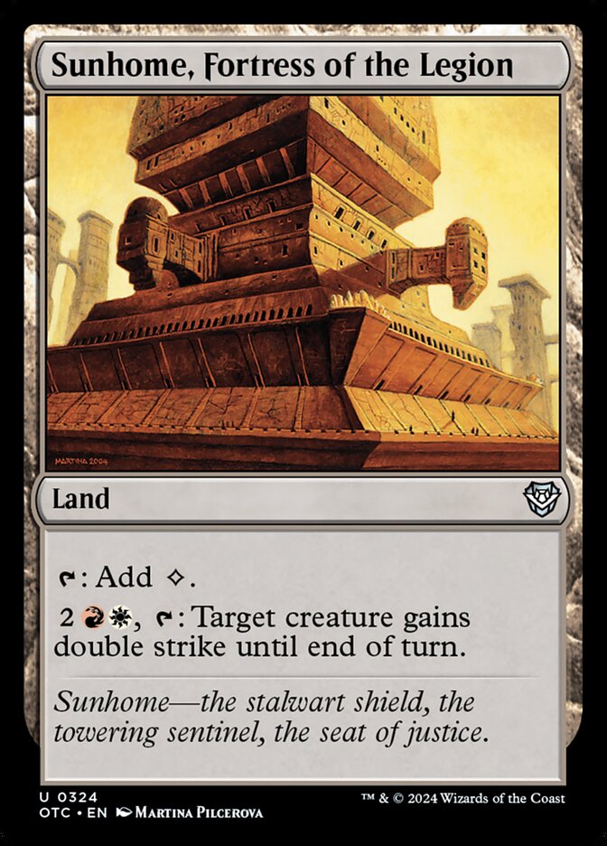Sunhome, Fortress of the Legion - carta Magic The Gathering
