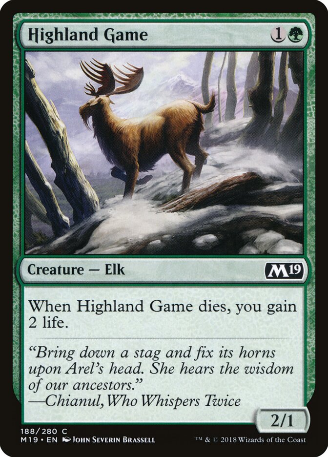 Highland Game - carta Magic The Gathering