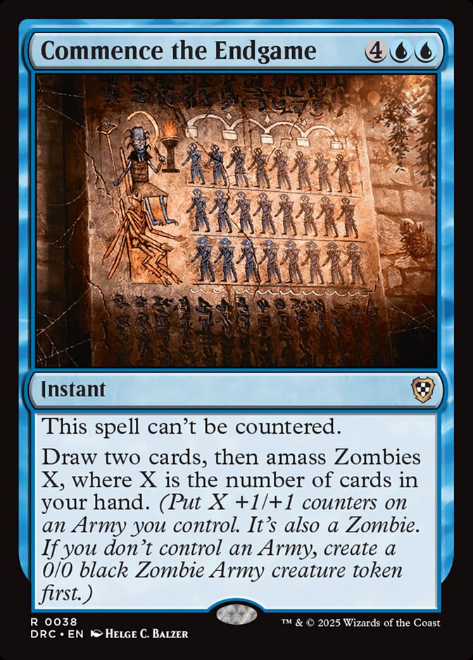 Commence the Endgame - carta Magic The Gathering
