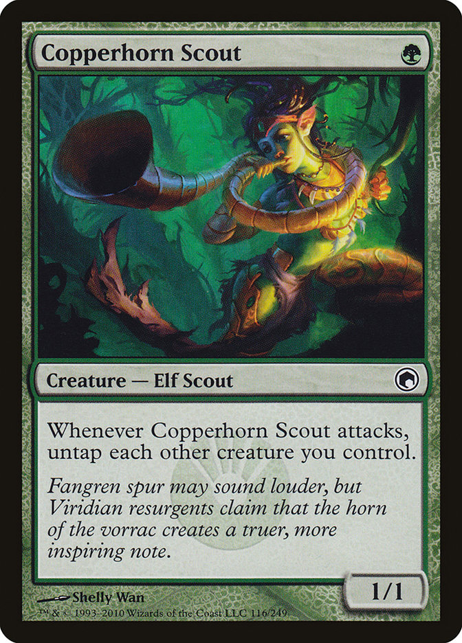 Copperhorn Scout - carta Magic The Gathering