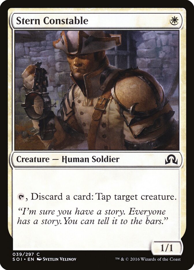 Stern Constable - carta Magic The Gathering