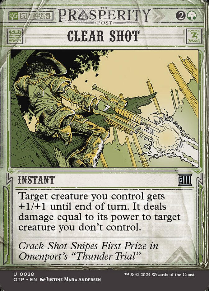 Clear Shot - carta Magic The Gathering