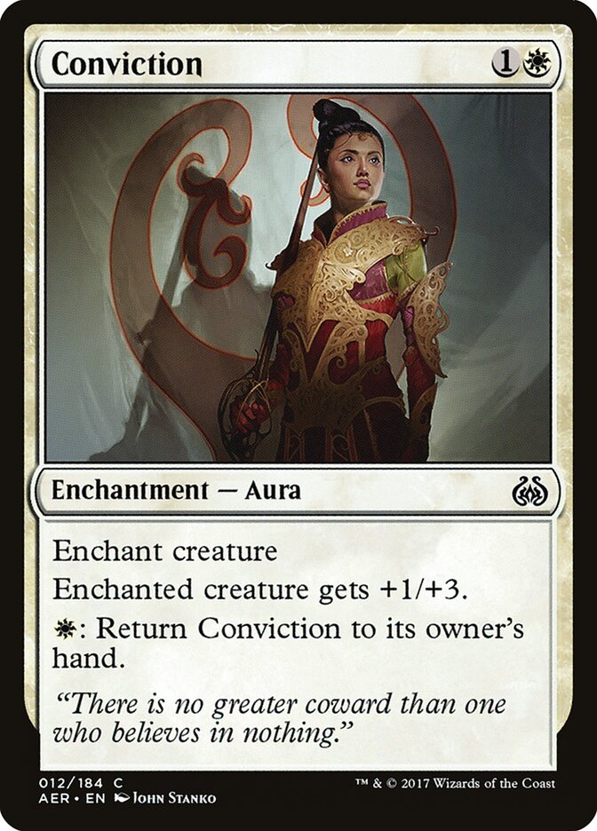 Conviction - carta Magic The Gathering