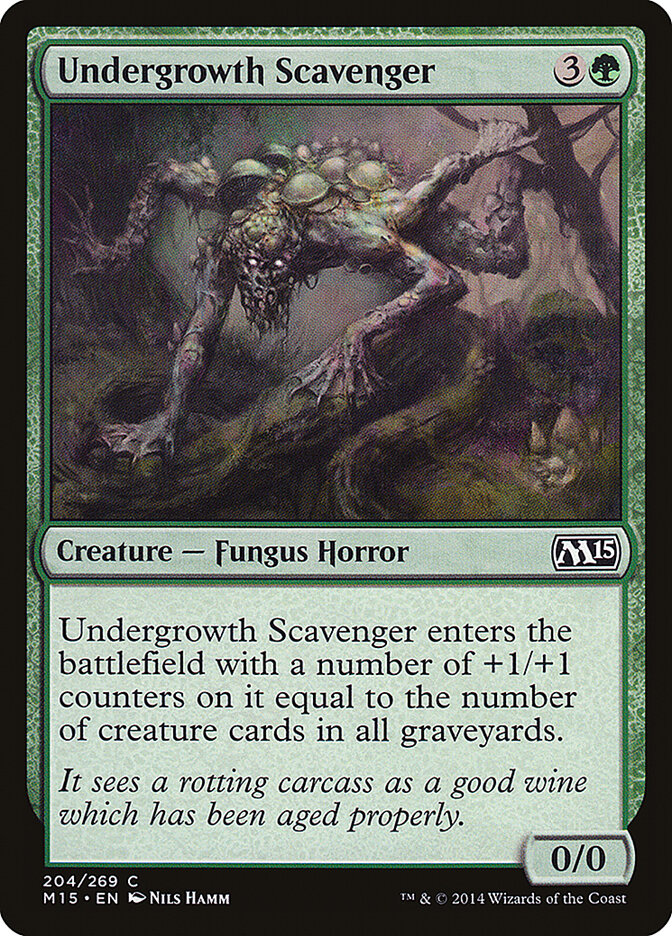 Undergrowth Scavenger - carta Magic The Gathering