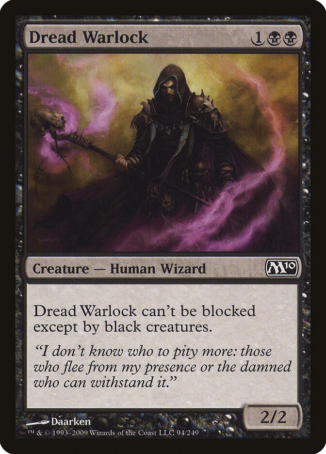 Dread Warlock - carta Magic The Gathering
