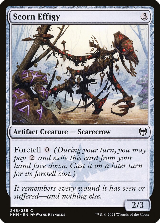 Scorn Effigy - carta Magic The Gathering