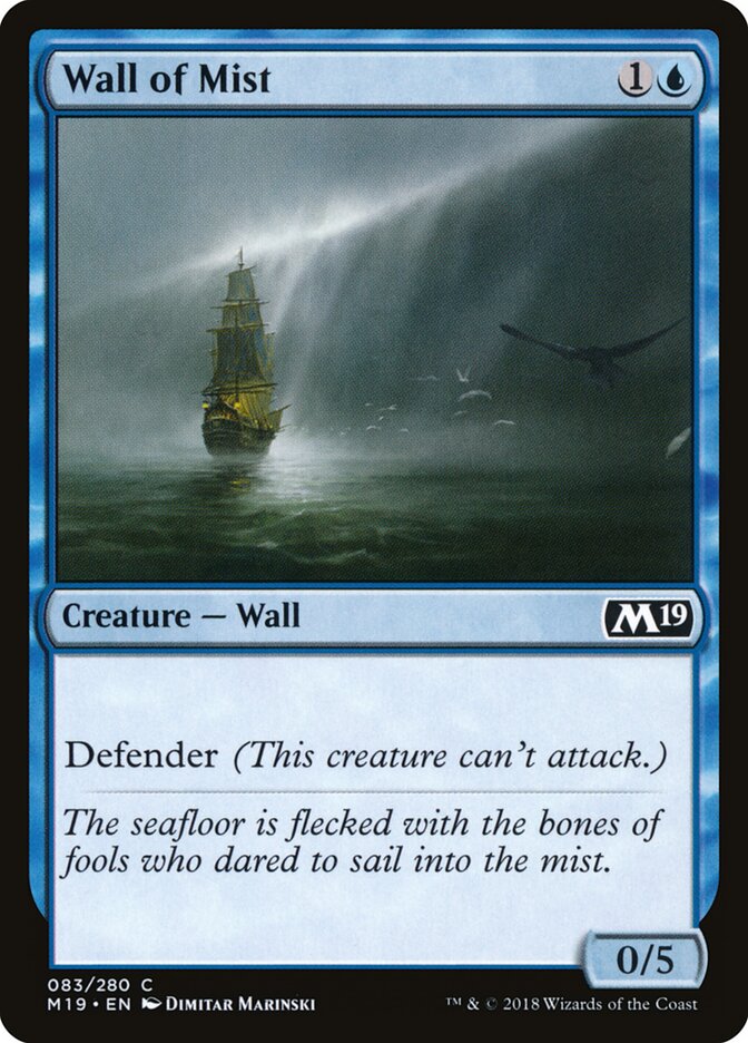 Wall of Mist - carta Magic The Gathering