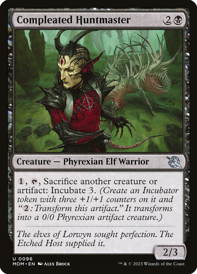 Compleated Huntmaster - carta Magic The Gathering