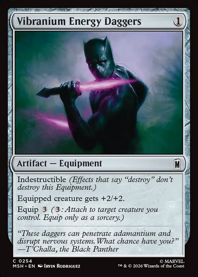 Vibranium Energy Daggers - carta Magic The Gathering