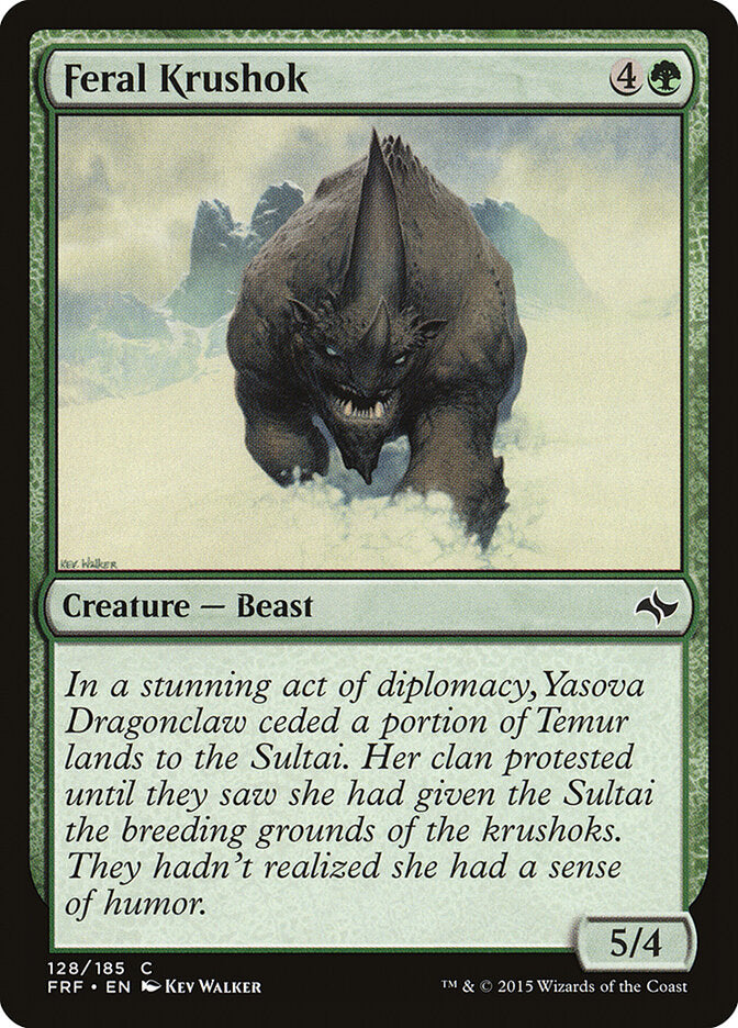 Feral Krushok - carta Magic The Gathering