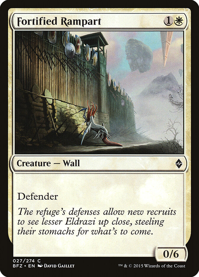 Fortified Rampart - carta Magic The Gathering
