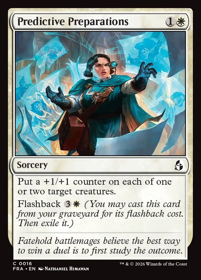 Predictive Preparations - carta Magic The Gathering