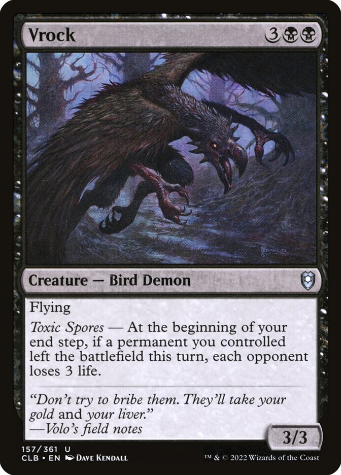 Vrock - carta Magic The Gathering