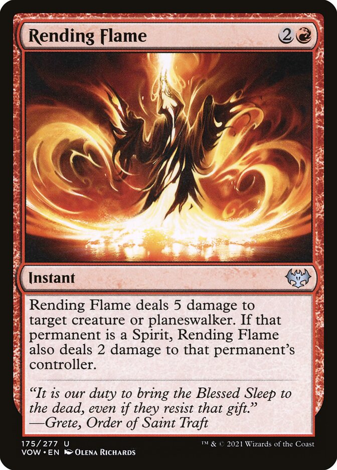 Rending Flame - carta Magic The Gathering