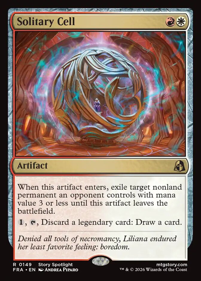 Solitary Cell - carta Magic The Gathering