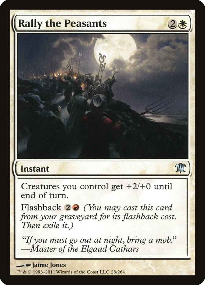 Rally the Peasants - carta Magic The Gathering