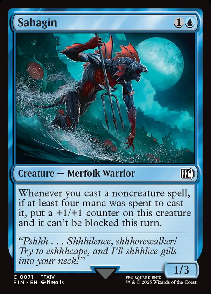 Sahagin - carta Magic The Gathering