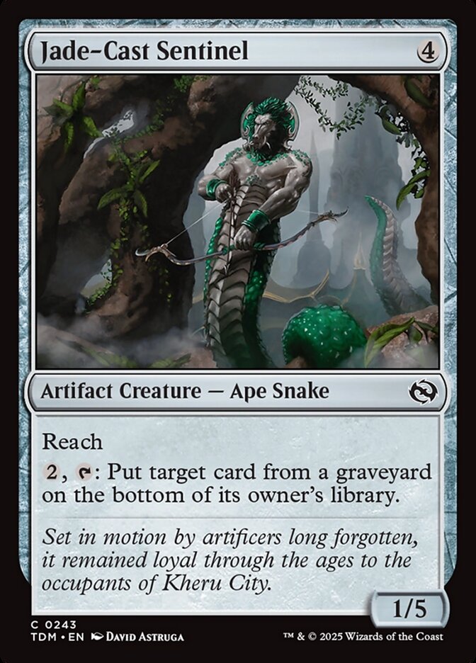 Jade-Cast Sentinel - carta Magic The Gathering