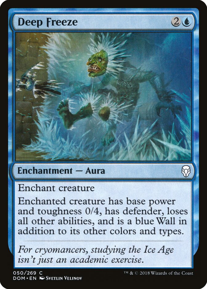 Deep Freeze - carta Magic The Gathering