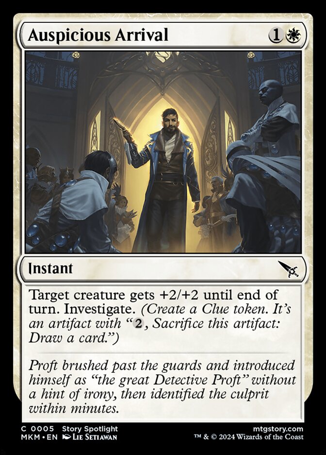 Auspicious Arrival - carta Magic The Gathering