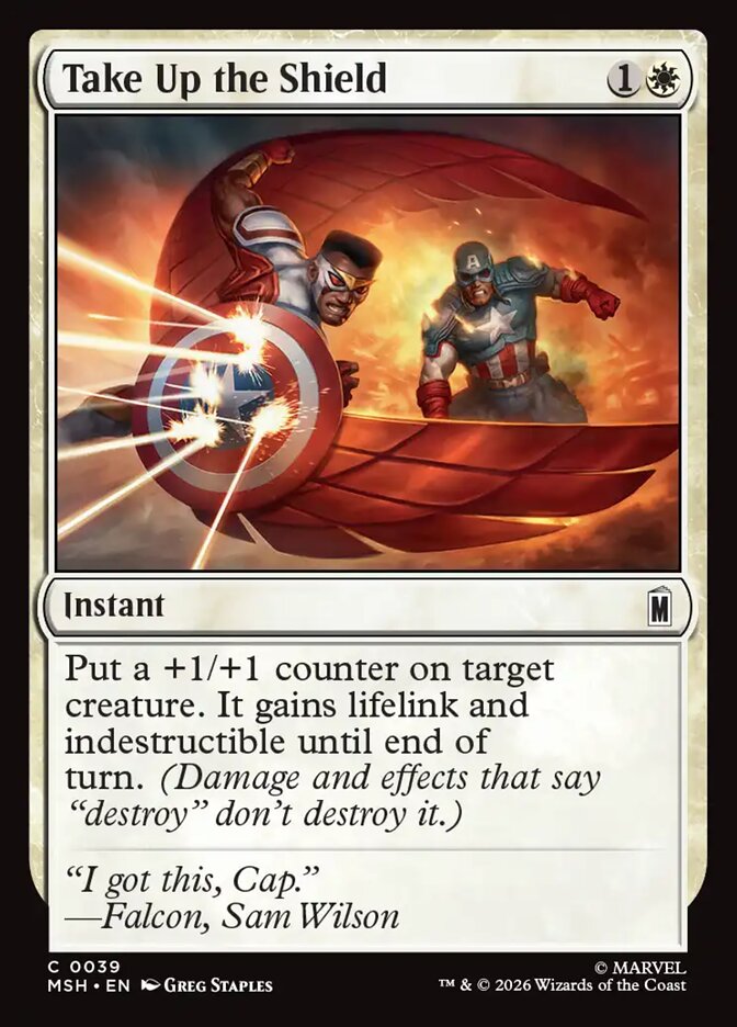 Take Up the Shield - carta Magic The Gathering