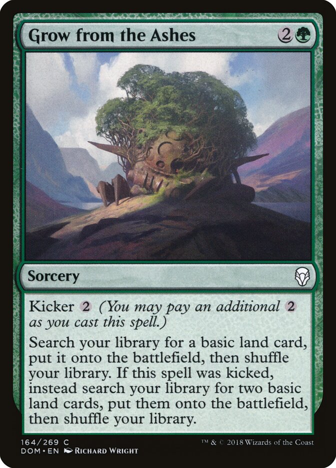 Grow from the Ashes - carta Magic The Gathering