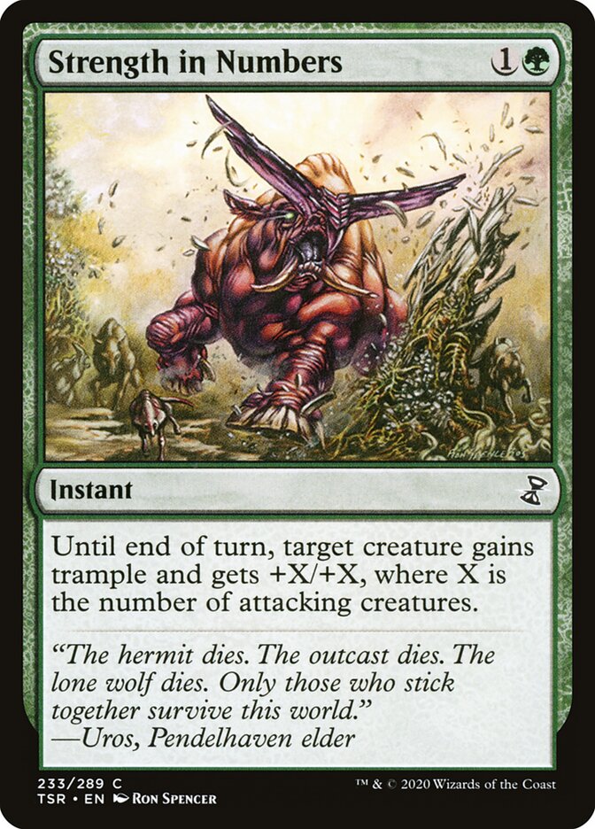Strength in Numbers - carta Magic The Gathering
