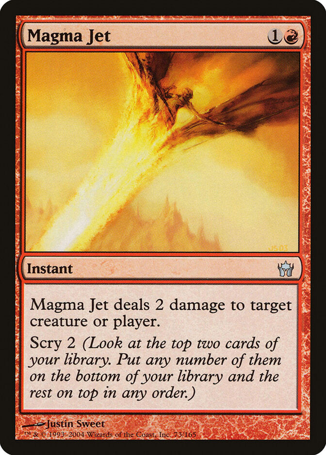 Magma Jet - carta Magic The Gathering