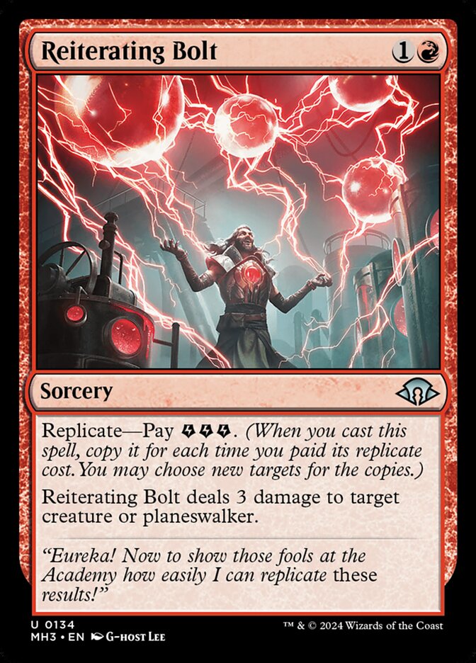 Reiterating Bolt - carta Magic The Gathering