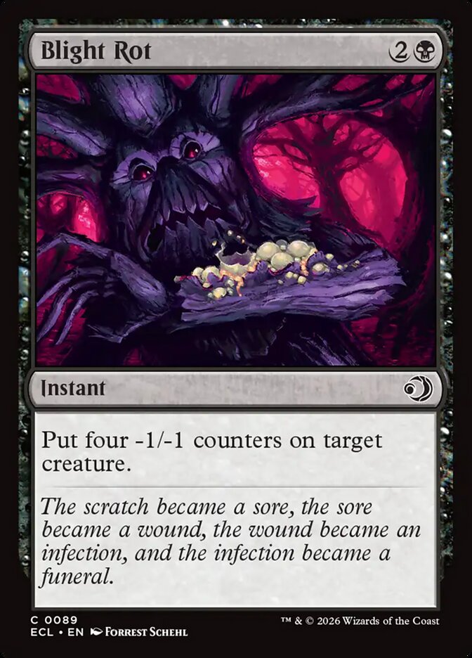 Blight Rot - carta Magic The Gathering