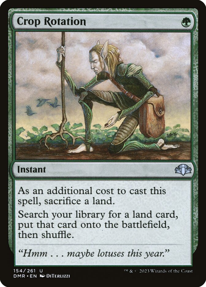 Crop Rotation - carta Magic The Gathering
