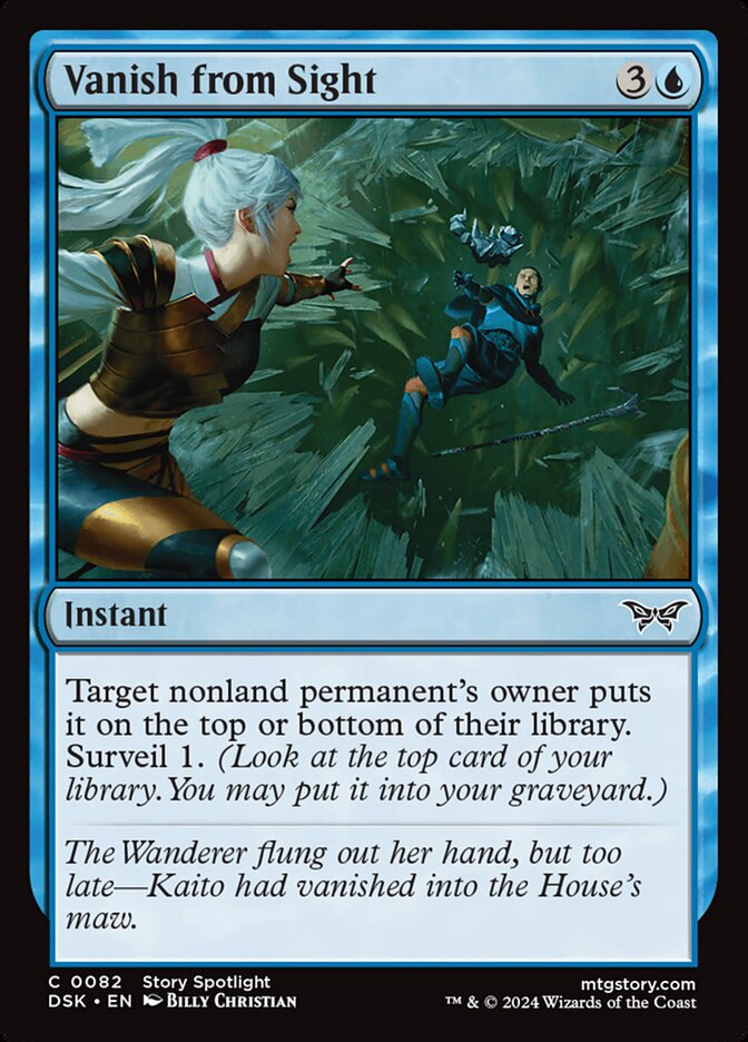 Vanish from Sight - carta Magic The Gathering