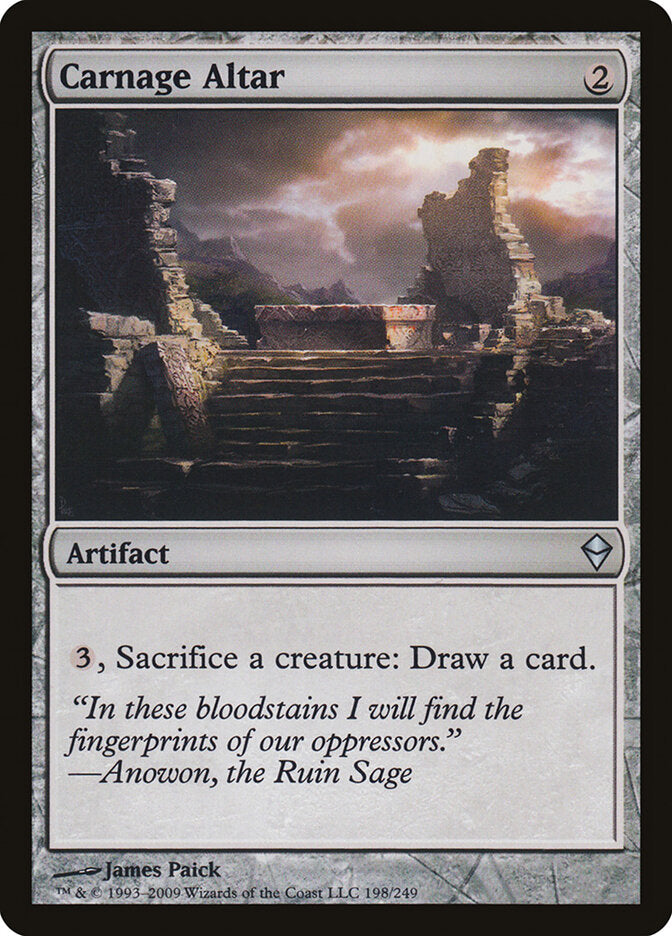 Carnage Altar - carta Magic The Gathering