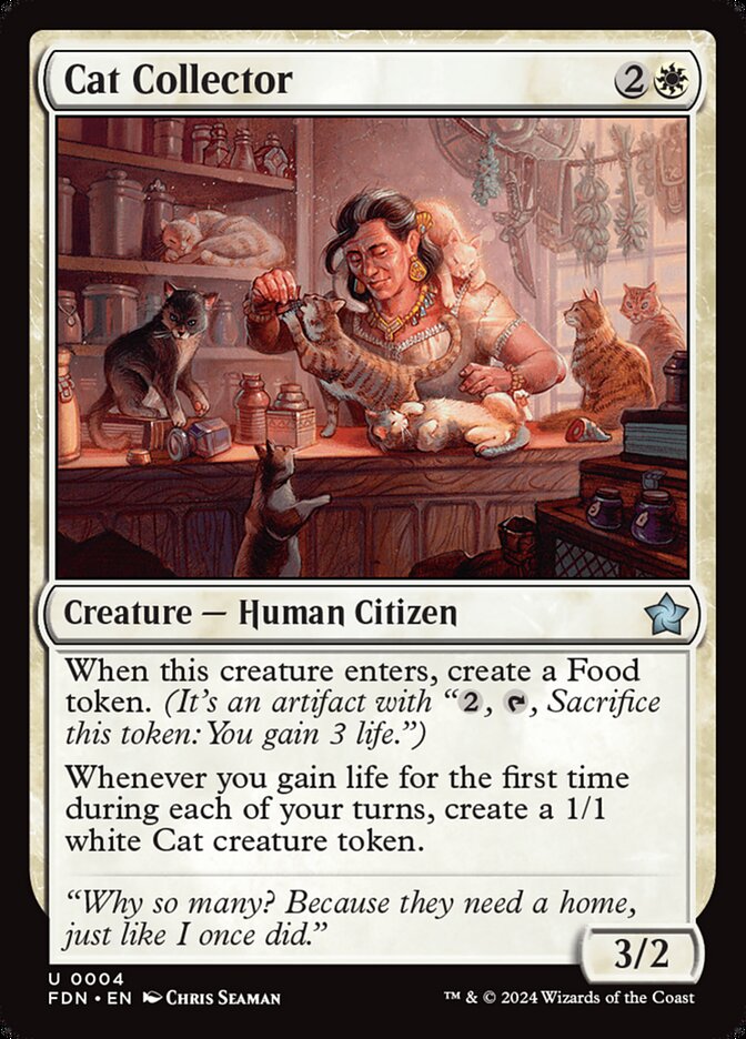 Cat Collector - carta Magic The Gathering