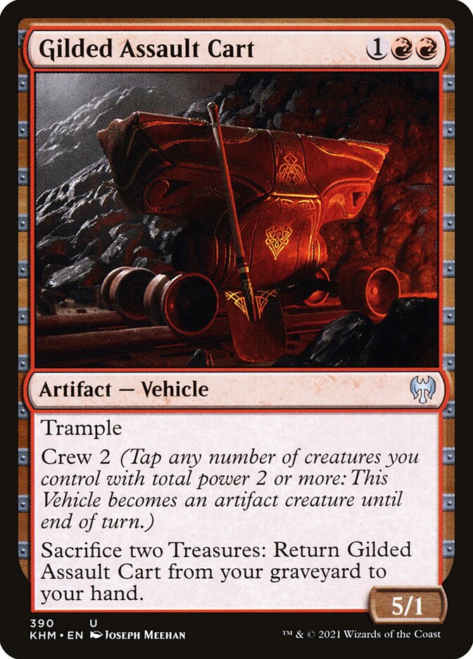 Gilded Assault Cart - carta Magic The Gathering