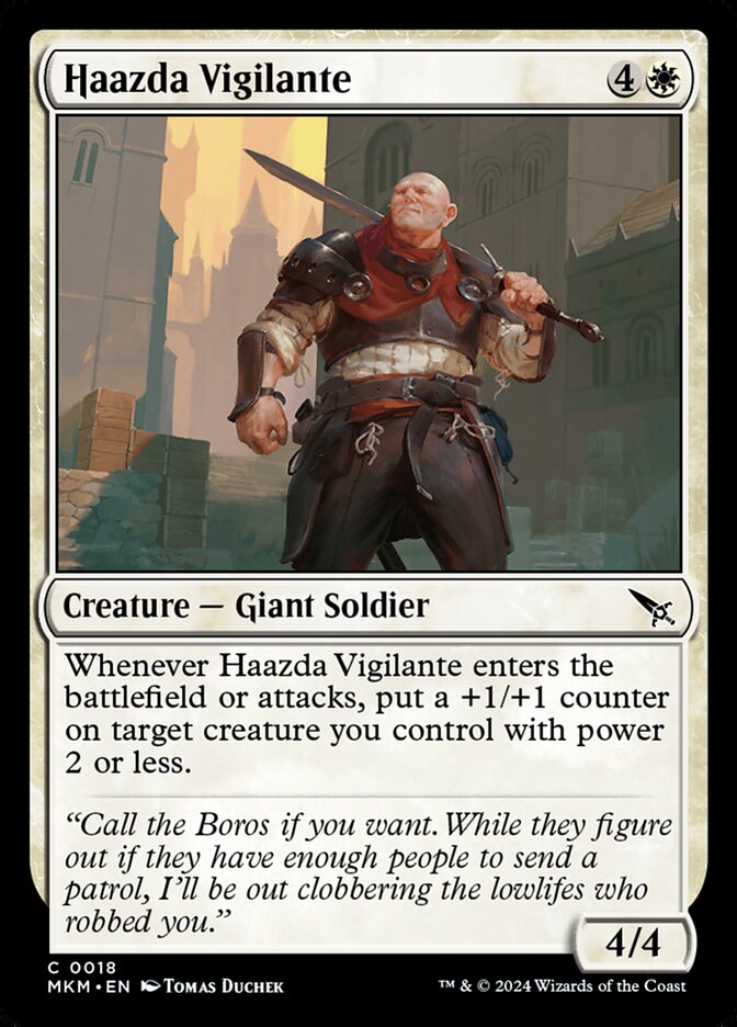 Haazda Vigilante - carta Magic The Gathering