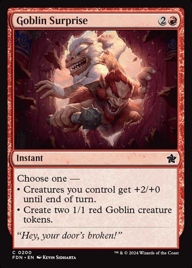 Goblin Surprise - carta Magic The Gathering