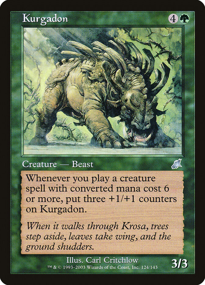 Kurgadon - carta Magic The Gathering