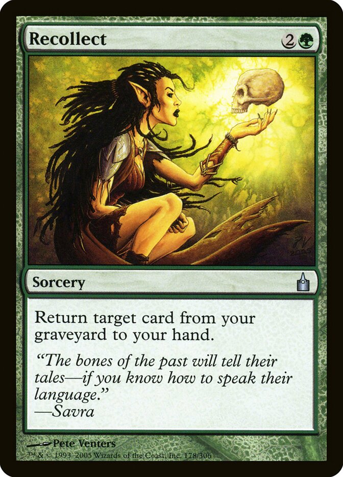 Recollect - carta Magic The Gathering