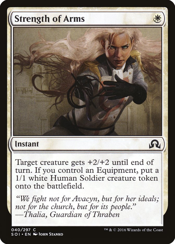 Strength of Arms - carta Magic The Gathering