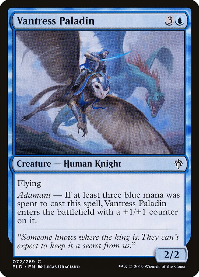 Vantress Paladin - carta Magic The Gathering